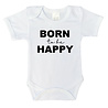Goldengifts Romper - Born to be happy - korte mouwen - wit Goldengifts Romper - Born to be happy - korte mouwen - wit