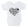 Goldengifts Romper - Happy valentine's day - korte mouwen - wit - valentine - valentijnsdag - valentijn Goldengifts Romper - Happy valentine's day - korte mouwen - wit - valentine - valentijnsdag - valentijn