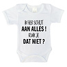 Goldengifts Romper - Ik heb schijt aan alles ruik je dat niet? - korte mouwen - wit Goldengifts Romper - Ik heb schijt aan alles ruik je dat niet? - korte mouwen - wit