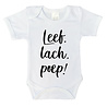 Goldengifts Romper - Leef, lach, poep! - korte mouwen - wit Goldengifts Romper - Leef, lach, poep! - korte mouwen - wit
