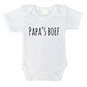 Goldengifts Romper - Papa's boef - korte mouwen - wit Goldengifts Romper - Papa's boef - korte mouwen - wit