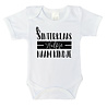 Goldengifts Romper - Sinterklaas hulpje + naam - korte mouwen - wit Goldengifts Romper - Sinterklaas hulpje + naam - korte mouwen - wit