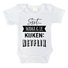 Goldengifts Romper - Ssst.. mama & ik kijken Netflix - korte mouwen - wit Goldengifts Romper - Ssst.. mama & ik kijken Netflix - korte mouwen - wit