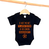 Goldengifts Romper - Je hoeft met niet te laten testen! Ik heb gewoon oranje koorts! - korte mouwen - zwart Goldengifts Romper - Je hoeft met niet te laten testen! Ik heb gewoon oranje koorts! - korte mouwen - zwart