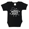 Goldengifts Romper - Merry Xmas! - korte mouwen - zwart Goldengifts Romper - Merry Xmas! - korte mouwen - zwart