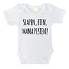 Goldengifts Romper - Slapen, eten, mama pesten! - korte mouwen - wit Goldengifts Romper - Slapen, eten, mama pesten! - korte mouwen - wit