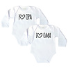Goldengifts Romper - set - I love opa & i love oma - lange mouwen - wit Goldengifts Romper - set - I love opa & i love oma - lange mouwen - wit