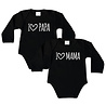 Goldengifts Romper - set - I love papa & i love mama - lange mouwen - zwart Goldengifts Romper - set - I love papa & i love mama - lange mouwen - zwart
