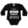 Goldengifts Romper - Ssst.. Papa & ik kijken Netflix - lange mouwen - zwart Goldengifts Romper - Ssst.. Papa & ik kijken Netflix - lange mouwen - zwart