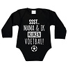 Goldengifts Romper - Ssst.. mama & ik kijken voetbal! - lange mouwen - zwart Goldengifts Romper - Ssst.. mama & ik kijken voetbal! - lange mouwen - zwart