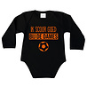 Goldengifts Romper - Ik scoor goed bij de dames - lange mouwen - zwart Goldengifts Romper - Ik scoor goed bij de dames - lange mouwen - zwart