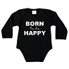 Goldengifts Romper - Born to be happy - lange mouwen - zwart Goldengifts Romper - Born to be happy - lange mouwen - zwart