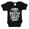 Goldengifts Romper - Behind every good kid is a great dad - korte mouwen - zwart Goldengifts Romper - Behind every good kid is a great dad - korte mouwen - zwart
