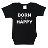 Goldengifts Romper - Born to be happy - korte mouwen - zwart Goldengifts Romper - Born to be happy - korte mouwen - zwart