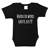 Goldengifts Romper - Hoera ik word grote zus !!! - korte mouwen - zwart Goldengifts Romper - Hoera ik word grote zus !!! - korte mouwen - zwart