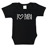 Goldengifts Romper - I love papa - korte mouwen - zwart Goldengifts Romper - I love papa - korte mouwen - zwart