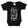 Goldengifts Romper - I love you to the moon and back - korte mouwen - zwart Goldengifts Romper - I love you to the moon and back - korte mouwen - zwart