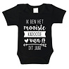 Goldengifts Romper - Ik ben het mooiste kadootje van dit jaar - korte mouwen - zwart Goldengifts Romper - Ik ben het mooiste kadootje van dit jaar - korte mouwen - zwart
