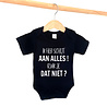 Goldengifts Romper - Ik heb schijt aan alles ruik je dat niet? - korte mouwen - zwart Goldengifts Romper - Ik heb schijt aan alles ruik je dat niet? - korte mouwen - zwart