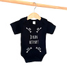 Goldengifts Romper - Je kan het pap! - korte mouwen - zwart Goldengifts Romper - Je kan het pap! - korte mouwen - zwart