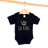 Goldengifts Romper - Lil king - korte mouwen - zwart Goldengifts Romper - Lil king - korte mouwen - zwart