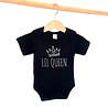 Goldengifts Romper - Lil queen - korte mouwen - zwart Goldengifts Romper - Lil queen - korte mouwen - zwart