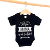 Goldengifts Romper - Mijn mama is de liefste - korte mouwen - zwart Goldengifts Romper - Mijn mama is de liefste - korte mouwen - zwart