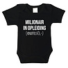 Goldengifts Romper - Miljonair in opleiding (knuffels € 5,-) - korte mouwen - zwart Goldengifts Romper - Miljonair in opleiding (knuffels € 5,-) - korte mouwen - zwart