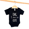 Goldengifts Romper - OMG I am so cute - korte mouwen - zwart Goldengifts Romper - OMG I am so cute - korte mouwen - zwart