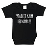 Goldengifts Romper - Papa blijf kalm bel mama !!! - korte mouwen - zwart Goldengifts Romper - Papa blijf kalm bel mama !!! - korte mouwen - zwart