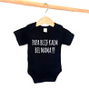 Goldengifts Romper - Papa blijf kalm bel mama !!! - korte mouwen - zwart Goldengifts Romper - Papa blijf kalm bel mama !!! - korte mouwen - zwart