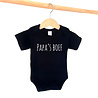 Goldengifts Romper - Papa's boef - korte mouwen - zwart Goldengifts Romper - Papa's boef - korte mouwen - zwart