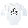 Goldengifts Romper - Coming soon - lange mouwen - wit Goldengifts Romper - Coming soon - lange mouwen - wit
