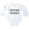 Goldengifts Romper - Hoera ik word grote broer!!! - lange mouwen - wit Goldengifts Romper - Hoera ik word grote broer!!! - lange mouwen - wit