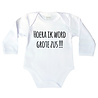 Goldengifts Romper - Hoera ik word grote zus !!! - lange mouwen - wit Goldengifts Romper - Hoera ik word grote zus !!! - lange mouwen - wit