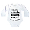 Goldengifts Romper - Ik ben het mooiste kadootje van dit jaar - lange mouwen - wit Goldengifts Romper - Ik ben het mooiste kadootje van dit jaar - lange mouwen - wit