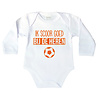 Goldengifts Romper - Ik scoor goed bij de heren - lange mouwen - wit Goldengifts Romper - Ik scoor goed bij de heren - lange mouwen - wit