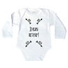 Goldengifts Romper - Je kan het pap! - lange mouwen - wit Goldengifts Romper - Je kan het pap! - lange mouwen - wit