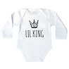 Goldengifts Romper - Lil king - lange mouwen - wit Goldengifts Romper - Lil king - lange mouwen - wit