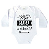 Goldengifts Romper - Mijn mama is de liefste - lange mouwen - wit Goldengifts Romper - Mijn mama is de liefste - lange mouwen - wit