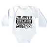 Goldengifts Romper - Ssst.. papa & ik zijn aan het gamen - lange mouwen - wit Goldengifts Romper - Ssst.. papa & ik zijn aan het gamen - lange mouwen - wit