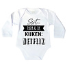 Goldengifts Romper - Ssst.. Papa & ik kijken Netflix - lange mouwen - wit Goldengifts Romper - Ssst.. Papa & ik kijken Netflix - lange mouwen - wit