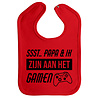 Goldengifts Slab - Ssst.. Papa & ik zijn aan het gamen - met drukknoop - kleur: rood - vaderdag cadeau - vader - cadeau - gamen - playstation 5 - xbox - pc - baby - peuter Goldengifts Slab - Ssst.. Papa & ik zijn aan het gamen - met drukknoop - kleur: rood - vaderdag cadeau - vader - cadeau - gamen - playstation 5 - xbox - pc - baby - peuter