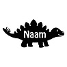 Goldengifts Deursticker / muursticker - Dino met eigennaam Goldengifts Deursticker / muursticker - Dino met eigennaam