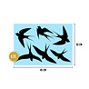Goldengifts Raamsticker - Vogels - Vogelbescherming raamstickers - set met 6 stickers - zwart of wit Goldengifts Raamsticker - Vogels - Vogelbescherming raamstickers - set met 6 stickers - zwart of wit