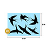Goldengifts Raamsticker - Vogels - Vogelbescherming raamstickers - set met 6 stickers - zwart of wit Goldengifts Raamsticker - Vogels - Vogelbescherming raamstickers - set met 6 stickers - zwart of wit