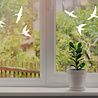 Goldengifts Raamsticker - Vogels - Vogelbescherming raamstickers - set met 6 stickers - zwart of wit Goldengifts Raamsticker - Vogels - Vogelbescherming raamstickers - set met 6 stickers - zwart of wit