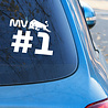 Goldengifts Max verstappen - M V #1 - raamsticker - 17,5 x 15,5 cm - beschikbaar in diverse kleuren Goldengifts Max verstappen - M V #1 - raamsticker - 17,5 x 15,5 cm - beschikbaar in diverse kleuren