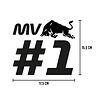 Goldengifts Max verstappen - M V #1 - raamsticker - 17,5 x 15,5 cm - beschikbaar in diverse kleuren Goldengifts Max verstappen - M V #1 - raamsticker - 17,5 x 15,5 cm - beschikbaar in diverse kleuren