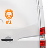 Goldengifts Max verstappen - Leeuw / lion #1 - raamsticker - 15 x 26 cm Goldengifts Max verstappen - Leeuw / lion #1 - raamsticker - 15 x 26 cm